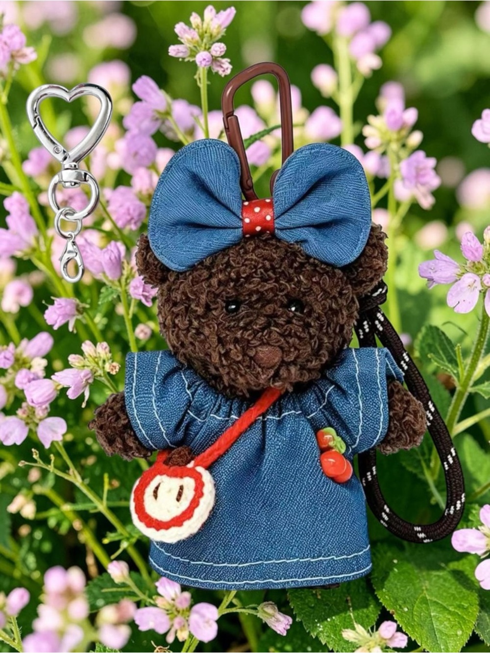 Plush Dog Bag Charm/Keychain - Picture 4 of 4